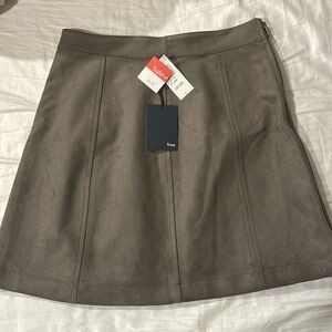 Aritzia Suede mini skirt